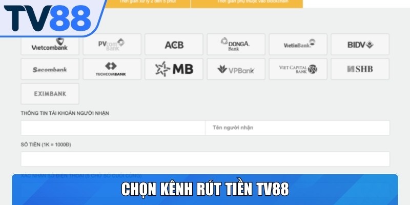 Nền tảng hỗ trợ nhiều hình thức rút tiền cho anh em lựa chọn